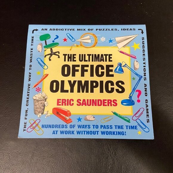 ⭐4 FOR $20⭐ The Ultimate Office Olympics Puzzle & Games Book - NEW - Picture 1 of 5